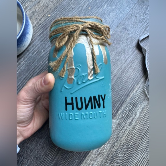 Ball Other - Blue Mason Jar with Twine Accent | Winnie the Pooh Hunny Jar